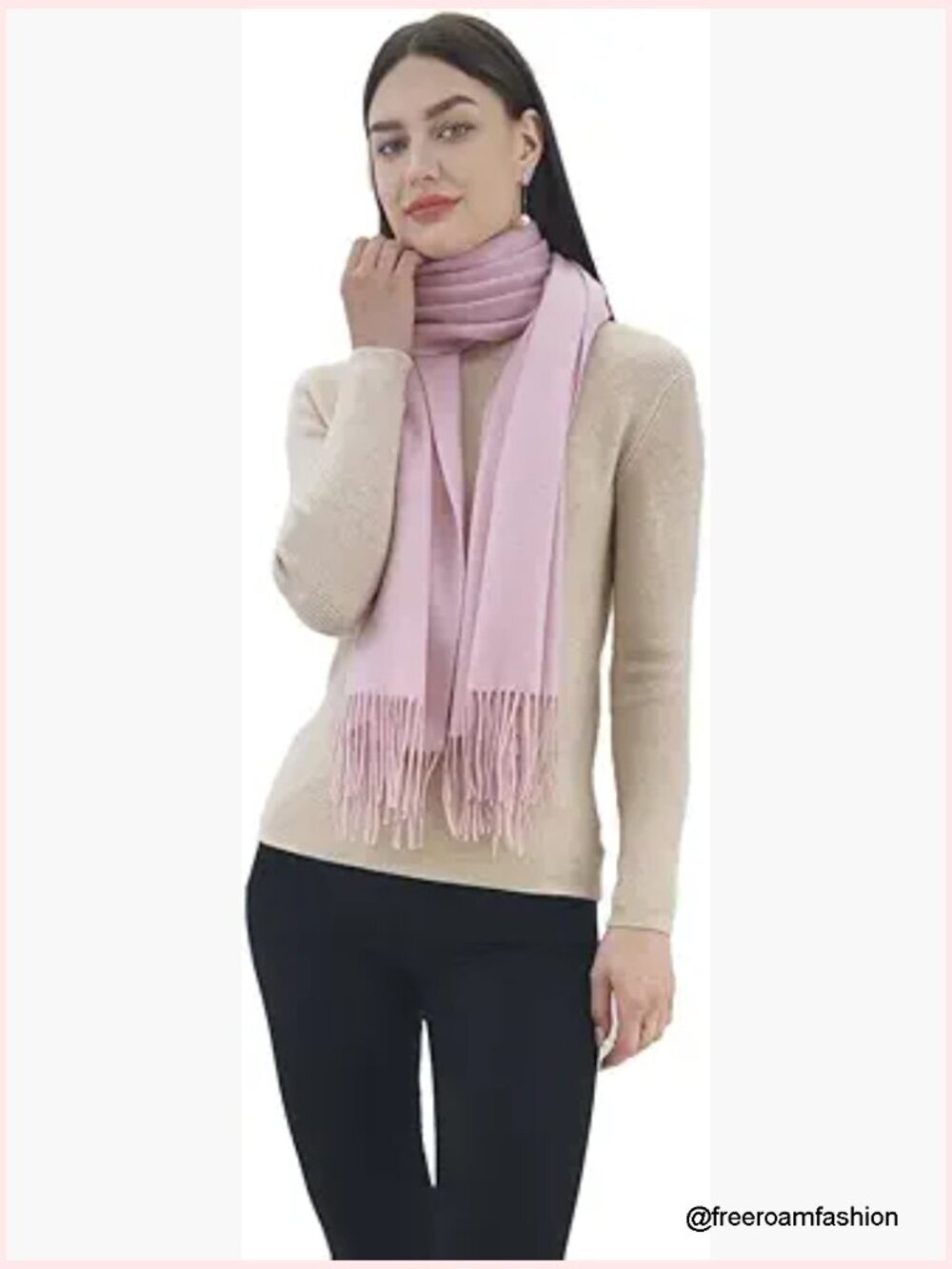 Large Cashmere Wrap Shawl Scarf Oversized Pashmina Blanket Women